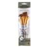 736052PK_lg Crafter's Choice Brown Taklon Brush Set 5/Pkg